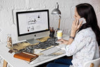 36x24 Mouse Pad Black and Gold Marble Giant Desk Mat XXXL Mousepad Extra Large Desk Pad Oversized Huge Computer Mat with Stitched Edges Non-Slip Rubber Base for Office Work Home Game - Image 6