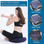 WSGJHB Office Chair Cushion Pillow Adult Car Booster Seat Cushions - Image 5