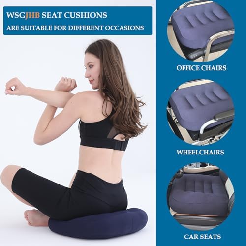 WSGJHB Office Chair Cushion Pillow Adult Car Booster Seat Cushions - Image 5