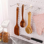 Hicarer 200 Pcs Stainless Steel Pegboard Hooks Multiple Sizes Fit 1/4" or 1/8" Pegboard Ideal for Garage Tool Organization, Wall Storage(2 Inch, 4 Inch, 6 Inch) - Image 6