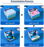 2027 3D Paper Carving Desk Calendar With LED Light (Ocean World) - Image 6