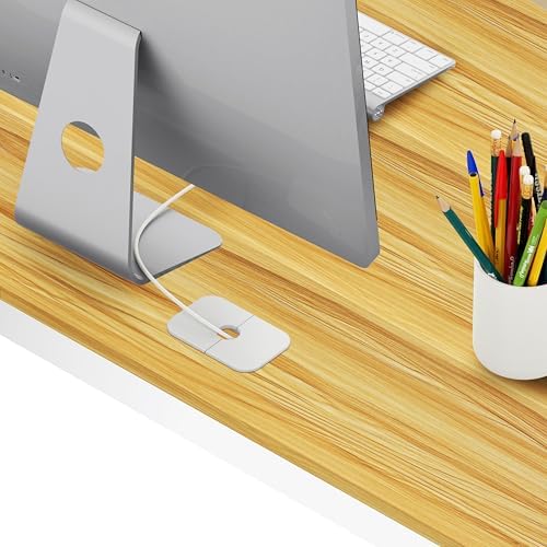 SHW 55 x 60 Commercial-Grade L-Shape Corner Office Computer Desk, Oak - Image 7