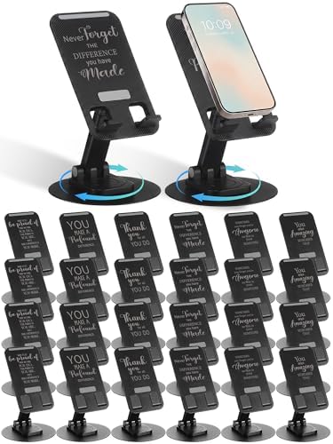 24 Pcs Employee Appreciation Gifts Bulk, 360° Rotating Phone Stand by Unknown