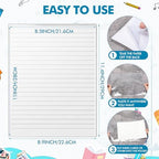 Outus 120 Pcs Self Adhesive Shop Ticket Holders, 8.5 x 11 Inch - Image 2