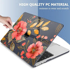 Mektron Case for 2026 MacBook Air 13-inch M5 Laptop A3449 with 13.6-inch Liquid Retina Display, 2025 2024 2022 M4/M3/M2 MacBook Air 13" Hard Shell Cover, Fit Model A3240 A3113 A2681, Floral C339 - Image 4
