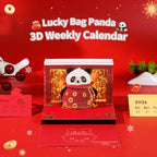 3D Memo Pad, 3D Calendar 2027, Time Piece Calendar, Tear-Off Calendars 2027, 3D Paper Carving Art Memo Pad, Art Carving Sticky Notes for Office Home Gifts Ornaments (Lucky Bag Panda) - Image 2