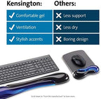 Kensington Duo Gel Mouse & Keyboard Wrist Rest Bundle Set, Ergonomic Keyboard and Mouse Pad With Wrist Support, Keyboard Wrist Rest, Computer Keyboard Pad, Cooling Gel, Non-Skid Backing, Blue K52920WW - Image 7