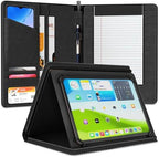 Universal Padfolio Case – Tablet Portfolio Organizer with Notepad Holder – Compatible with iPad 10th 11th Gen, iPad Pro 11, iPad 7 8 9 10.2 10.9 and 9.7 inches by Unknown