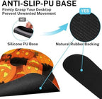 Britimes Keyboard Mouse Pad Set, 4 in 1 Desk Mat Set, Halloween Cat Pumpkin - Image 5