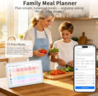 Digital Calendar, 15.6" HD Touchscreen Family Calendar Organizer, Smart Family Planner with Chore Chart, Meal Planner, To-Do List & Digital Photo Frame, White - Image 5