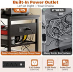 Homieasy 3D Printer Stand with Filament Storage, 39.4" x 23" top, Black - Image 4