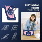 Scnioy for Galaxy Tab A11+ Plus / A9+ Case 11 Inch 2025/2023, Navy Rose - Image 4