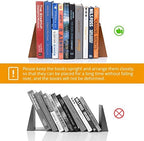DRELIFAM Wood Handmade Heavy Duty Bookends for Shelves Decorative Book Ends to Hold Books for Office - Image 3