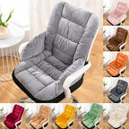 Desk Chair Cushion Office Chair Pad with High Back Support Seat Cushion with Non-Slip Bottom for Office Car Home Dining Room Kitchen - Image 7