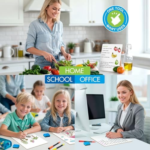 SCRIBBLEDO 12 Pack Small Dry Erase Boards 9x12 with 12 Erasers for Students - Image 7