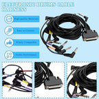 Cable Harness Snake Loom Replacement Compatible with Alesis Nitro Mesh Electronic Drum Set Module Surge Command Forge Turbo Crimson DM7X RCA Connector Type Hi-Hat Fit for 1/4" to 3.5mm Adapter - Image 5