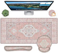 Mousepad Set，Keyboard Mat+Wrist Support Mouse Pad+Wrist Rest Pad+Coaster by Unknown