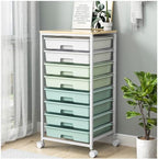 SYKIARIOL Rolling Cart with Drawers,Craft Organizers and Storage, Green by SYKIARIOL
