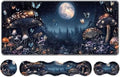 Keyboard Wrist Rest Set,Memory Foam Wrist Support Mouse Pad,31.5"x11.8" Desk Mat for Comfortable Typing & Pain Relief,Non-Slip Base for Office & Home Use - Mushroom Butterfly by Unknown