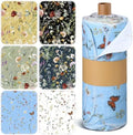 60 Pack Reusable Kitchen Cloths Cotton Towel, Rich Flowers by Noveread