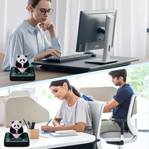 3D Calendar 2027, Desk Time Piece Calendar 2027,Tear-Away 3D Paper Art Notepad w LED Lights,Creative 3D Memo Artsy Pad Calendars, DIY Paper Carving Gift (Panda-A) - Image 6