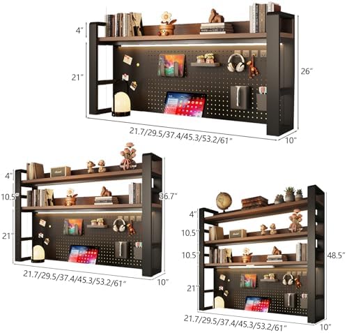 Desk Shelf Organizer with Pegboard & 31-Piece Accessory Kit - Image 2