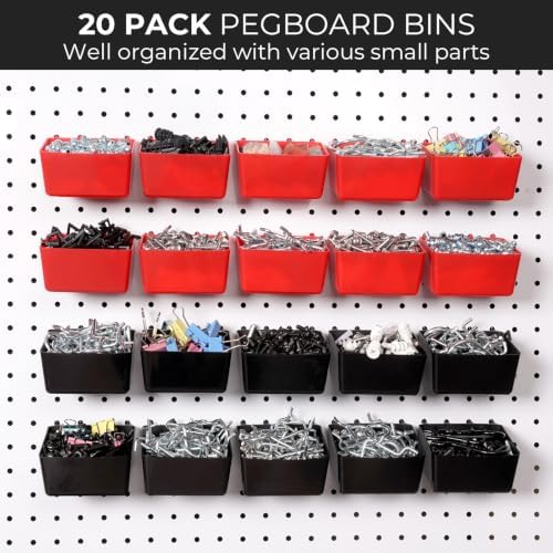 INCLY 312PCS Peg Board Organizer Accessories Kit for Organizing Tools - Image 7