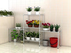 5 Tier Storage Racks Shelving, Heavy Steel Pantry Shelves, Adjustable Wire Shelving Rack, Suitable for Garage, Kitchen, Bathroom, Office, 21" W x 11.4" D x 59" H, Chrome - Image 5