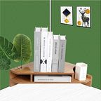 Triangle Monitor Stand Riser, Wooden Triangle Desktop Computer Stand with Office Organization, Walnut Color - Image 6