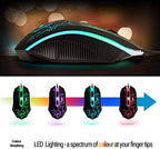 Gaming Keyboard and Mouse and Mouse pad and Gaming Headset, Wired LED RGB Backlight Bundle for PC Gamers and Xbox and PS4 Users - 4 in 1 Edition Hornet RX-250 - Image 6