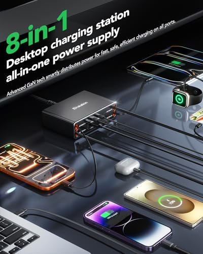 8-in-1 Retractable Charger for iPhone Duo/18 Pro Samsung Multiple Devices - Image 2
