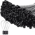 Nuogo 400 Pcs Black Steel Security Cable Seals by Nuogo