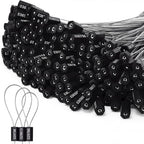 Nuogo 400 Pcs Black Steel Security Cable Seals by Nuogo