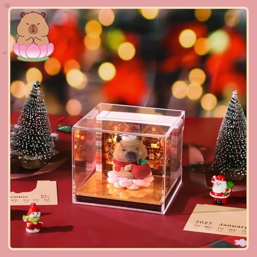 3D Calendar 2027,3D Desk Calendar 2027,Capybara Tear-Off Paper Sculpture Desk Calendars,3D Desk Calendar Memo Pad 2027,3D Memo Pad Creative Tear Away Weekly planner Carving Art Calendar Notepad,Gift,Paper sculpture calendar (Christmas Capybara) - Image 3