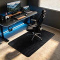 Chair Mat for Low Pile Carpet 36" x 48" PVC Office Carpet Protector, Black by Labeta
