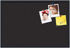 PinPix 36x24 inch Cork Bulletin Board. This Decorative Framed Pin Board Comes with Diamond Pattern in Black Design and Satin Black. Ideal for Home, Office Decor or School (PinPix-120) - Image 2
