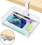 ROSYLINE Under Desk Storage Basket Hanging Drawer Tray, Clamp On Organizer by ROSYLINE