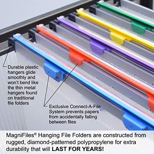 Ultimate Office MagniFile V-Bottom Hanging File Folders, Set of 10 Frost - Image 4