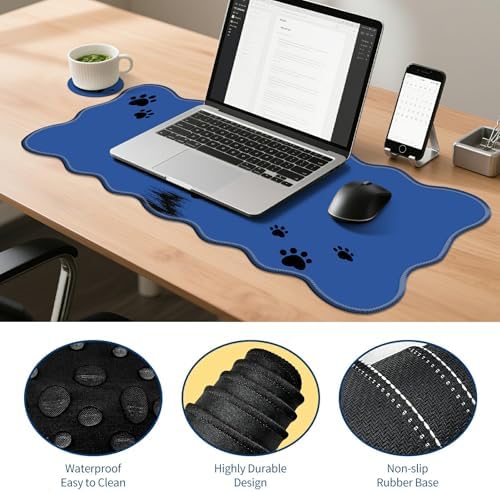 Keyboard Mouse Pad Set,Cute Black Cat - Image 3