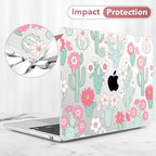 May Chen for M5 MacBook Air 13.6 Inch Case 2026 2025 2024-2022 Release M5 A3449 M4 A3240 M3 A3113 M2 A2681, Plastic Hard Shell Case for MacBook Air 13.6" with Retina Display, Blooming Cactus - Image 6