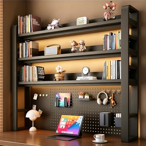 Desk Shelf Organizer with Pegboard & 31-Piece Accessory Kit by Unknown