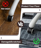 chakme Office Chair Mat for Hardwood Floor, 48"x36" Easy Glide Computer Desk Mat Protector for Rolling Chair Under Desk Rug Nonslip Backing, Machine Wash, (Jigsaw) - Image 4
