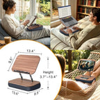 Lap Bean Bag Book Holders for Reading Hands Free, Adjustable Book Stand - Image 7