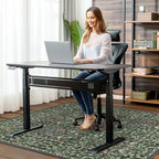 48"x72" Office Chair Mat for Hardwood Floor, Non-Slip Washable Moss Green - Image 2