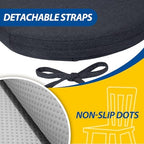 AAAAAcessories Chair Cushions for Dining Chairs, 17 x 16 x 2 in, Set of 4 - Image 5