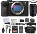 Sony a7C II Mirrorless Camera | Black Bundle with Tamron 28-200mm f/2.8-5.6 Di III RXD for Sony E Mount + 64GB Card + UV Filter + Camera Case + Photo Starter Kit + Cloth + Charger (7 Items) by Unknown