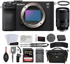 Sony a7C II Mirrorless Camera | Black Bundle with Tamron 28-200mm f/2.8-5.6 Di III RXD for Sony E Mount + 64GB Card + UV Filter + Camera Case + Photo Starter Kit + Cloth + Charger (7 Items) by Unknown