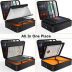 Noiposi Fireproof Document Box with Lock 5200℉-8 Layer - Image 3