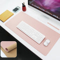 Ruby Lil Natural Cork Large Desk Blotter Protector,Waterproof Office Desk Pad with Stitched Edge,Pink,140x70cm by RubyLil