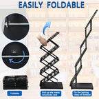 Foldable Brochure Display Stand with Carrying Bag, Literature Stand, 2 Pack - Image 2
